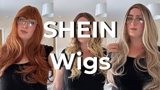 SHEIN Wigs  Try On And Review [upl. by Idid98]