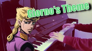 Giornos Theme but Only the Cool Part Piano [upl. by Batha966]