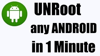 How To UnRoot Any Android Device No PC [upl. by Ahsitan949]