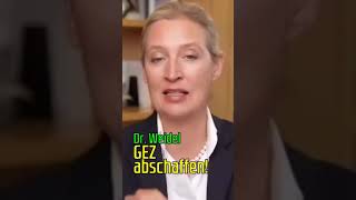 Weidel GEZGebühren abschaffen [upl. by Ttik]