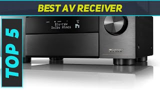 5 Best AV Receiver in 2024 [upl. by Schou154]