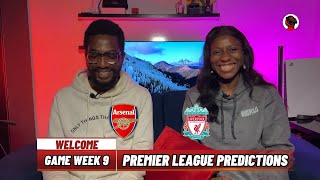 GAME WEEK 9 Premier League Predictions Arsenal v Liverpool chelsea football arsenal pl [upl. by Milah]