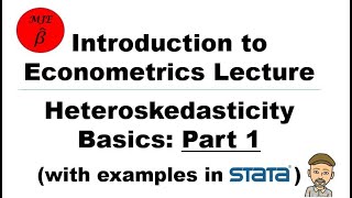 Heteroskedasticity Part 1  Introduction to Econometrics Lecture [upl. by Gnouv]