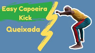 Capoeira Training for Beginners  Capoeira Kicks  Esquiva Agachada Queixada [upl. by Nonrev]