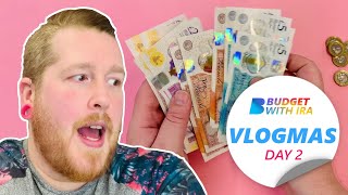 Novembers FINAL Cash Stuffing  Vlogmas day2  Budget with Ira [upl. by Zsazsa]