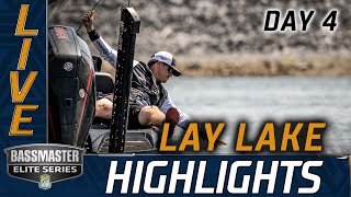 Highlights Day 4 action at Lay Lake Bassmaster Elite Series [upl. by Riella]