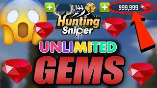 Hunting Sniper HACK 999999 Gems amp Coins Hunting Sniper MOD APK [upl. by Shalne]