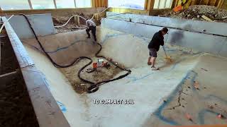 Indoor Pool Repair with Void Filling Foam [upl. by Adnawt87]