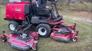 2017 TORO GROUNDSMASTER 4000D For Sale [upl. by Anayrb]