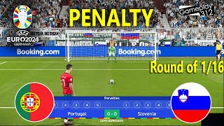 🔴LIVE PENALTY⚽Portugal vs Slovenia 🏆 EURO 2024  Match Live Today PES [upl. by Wahlstrom]