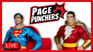 Taking another look at McFarlane Toys NEW DC Page Punchers Superman 78 Dawn of DC Shazam LIVE [upl. by Aleet]