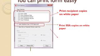 How to Print W2C W3C Form on White Paper without Red Forms [upl. by Gilbert]