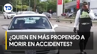 Accidentes de tránsito mujeres son más propensas a fallecer [upl. by Parrnell373]