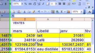 en un seul clic fractionner une feuille excel [upl. by Erfert872]