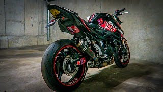 Suzuki GSR 750 Scorpion RP1 GP Exhaust Sound [upl. by Aldred]