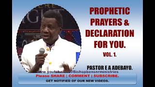 Pastor Adeboye Prophetic Prayers amp Declarations For Healing amp Deliverance 120 mins Must Watch [upl. by Hodess3]