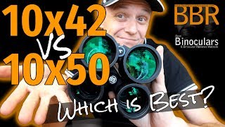 10x42 vs 10x50 Binoculars  Which is Best [upl. by Etnad113]