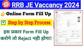 RRB JE Form Fill Up 2024 । Step by Step Online form Fill Process [upl. by Honoria]