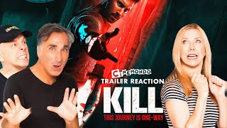 KILL Trailer Reaction Hindi  Nikhil Nagesh Bhat  Lakshya Raghave Juyal [upl. by Sherrod]