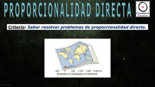 Proporcionalidad  Proporción Directa 1002 [upl. by Jadda]