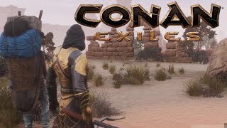 Conan Exiles Trip to the Silver mine [upl. by Ecirtael794]