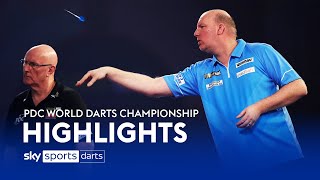 HIGHLIGHTS Sudden death thriller  van der Voort v Meulenkamp  World Darts Championship 2021 [upl. by Ylebmik109]