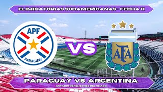 REACCIÓN 🔴 PARAGUAY vs ARGENTINA  Eliminatorias Fecha 11 [upl. by Fabrianne]