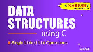 Single Linked List Operations  Data Structures Tutorial [upl. by Amyas]