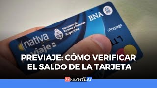 PreViaje cómo verificar el saldo de la tarjeta [upl. by Nay352]