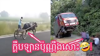 Funny បាត់ដំបងវិលល្ងាច🤣🤣RatanaFunny comedyfilms [upl. by Orgel]