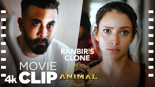 ANIMAL SCENE 26 Ranbirs Clone😲  The Professional Butcher Aziz🔪  RanbirTriptiSandeepBhushan K [upl. by Annyl]