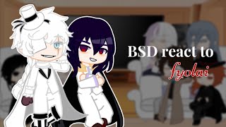 BSD react to fyolai  Dostoevsky X Gogol [upl. by Lupita987]