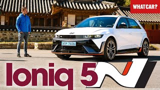 NEW Hyundai Ioniq 5 N review – FINALLY a great hot hatch EV  What Car [upl. by Akeryt618]