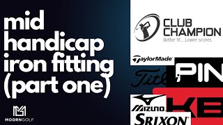 Mid handicap iron fitting at Club Champion best irons for your handicap [upl. by Aicelf]