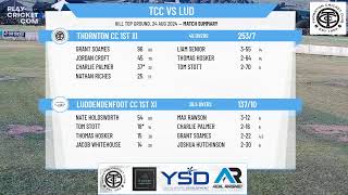 Thornton CC  1st XI v Luddendenfoot CC 1st XI [upl. by Traweek]