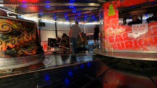 John Proctors Waltzer onride at Nottingham Goose Fair 2022  Game Over [upl. by Winwaloe]