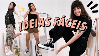 Ideias de looks simples e estilosos para quando você não tem ideia do que usar  Viihrocha [upl. by Ahsital]