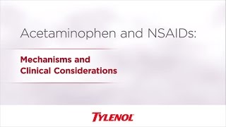 Acetaminophen amp NSAID Differences  TYLENOL® Professional [upl. by Dnalloh]