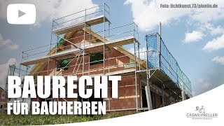 Baurecht für Bauherren [upl. by Schechter]