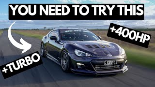 I Drove A 400 HP Turbo Subaru BRZ… OMG [upl. by Uriia248]