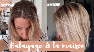 JE FAIS MON BALAYAGE A LA MAISON  patine LOréal dialight 913 amp 921 [upl. by Leela]