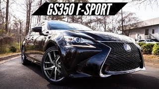 2019 Lexus GS350 F Sport Walkaround  POV Drive  Interior Features [upl. by Ttergram]