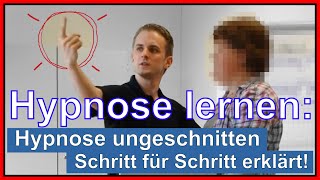 Hypnose lernen Komplette Hypnose Anleitung zum Nachmachen [upl. by Lefty]