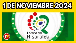 Resultado de la LOTERIA DE RISARALDA del viernes 1 de noviembre de 2024 💫✅💰 [upl. by Wetzel]