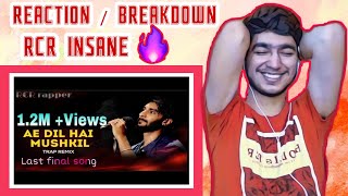 Dil Hai Muskil  Rap by RCR  REACTION  PROFESSIONAL MAGNET [upl. by Trudey]