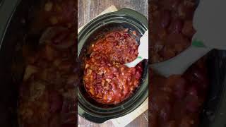 Easy Crockpot Chili 🌶️ Recipe lolohomekitchencom [upl. by Wandy]