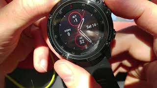 Garmin Fenix 5X Plus Sapphire Unbox and Settings Test Review [upl. by Odnumde]