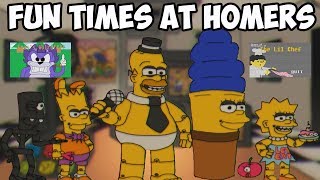 FUN TIMES AT HOMERS  ALTERNATE CHARACTERS  MINIGAMES  SECRET CHARACTERS  CUSTOM NIGHTS  AWESOME [upl. by Rabbaj]