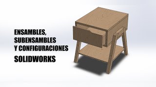 Configuraciones de pieza y ensambles en SolidWorks  arktostgo [upl. by Udenihc724]