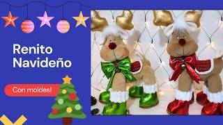 🦌 Renito navideño  Moldes Gratis [upl. by Edaj]